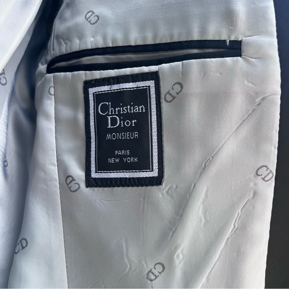 Dior Elegant Black Tuxedo Jacket 39R - Picture 5 of 14